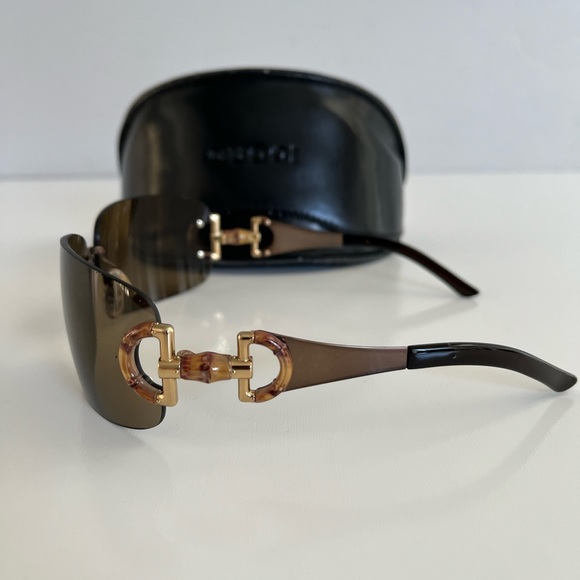 Auth VTG GUCCI Bamboo Sunglasses GG 2801/S - Picture 5 of 9